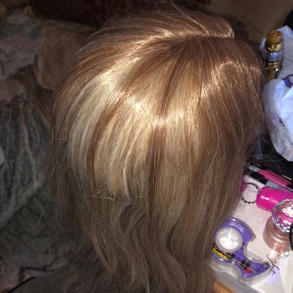👩 BLONDE HIGHLIGHTED MIX BODY WAVE WIG 👩 - Picture 1 of 7